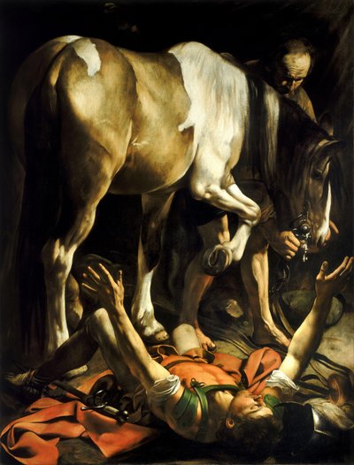 Conversione sulla via di Damasco da Michelangelo Merisi Caravaggio